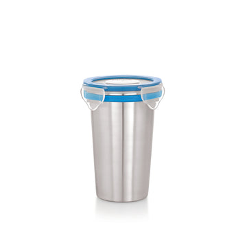 Stainless Steel Tumbler with Transparent Lid