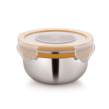 Salad Bowl Shape Steellock Container - 275ML