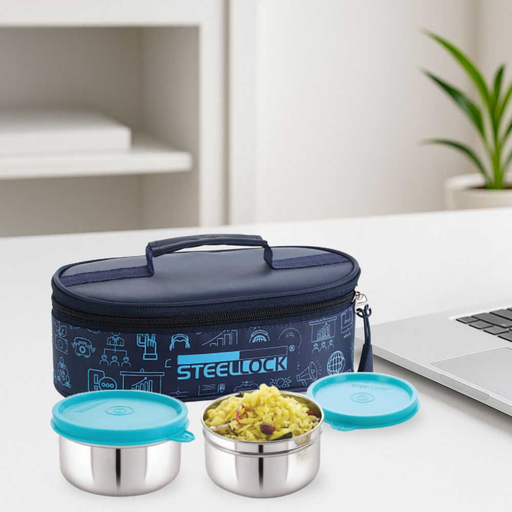 Steellock Flex Tiffin Lunch Box - 250ml x 2