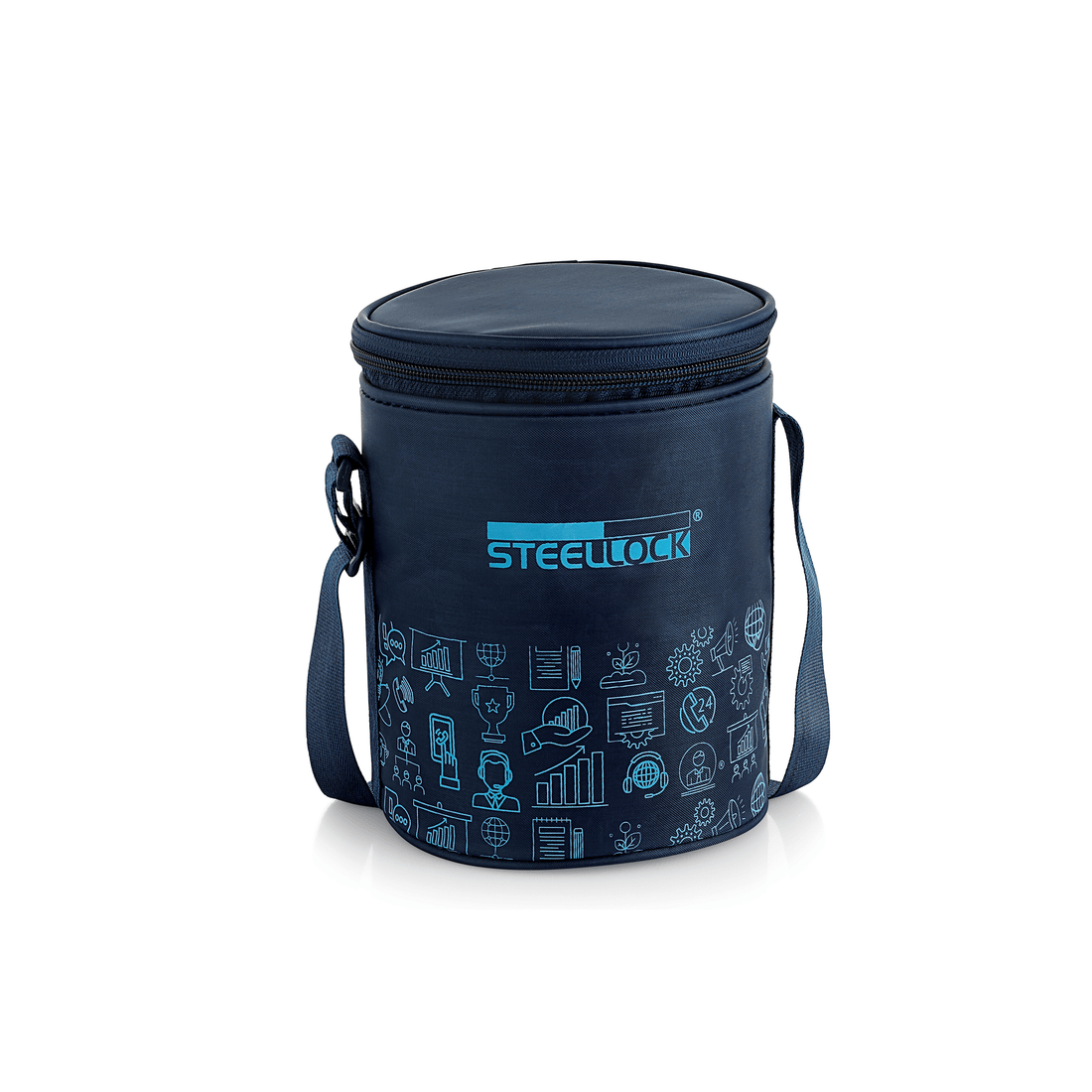 Steellock Flex Tiffin Lunch Box - 350ml x 3, 500ml x 1