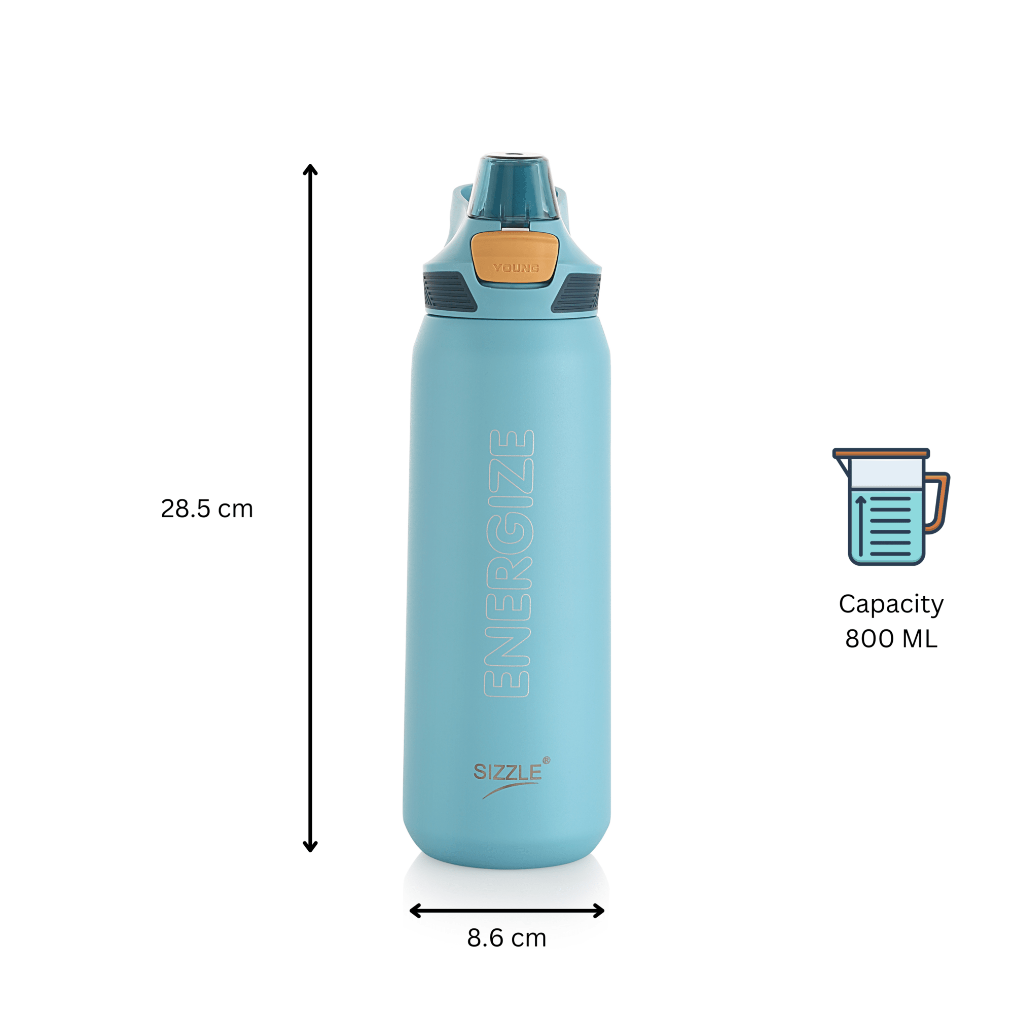 Sinq Double Wall Vacuum Insulated Bottle - 800ml