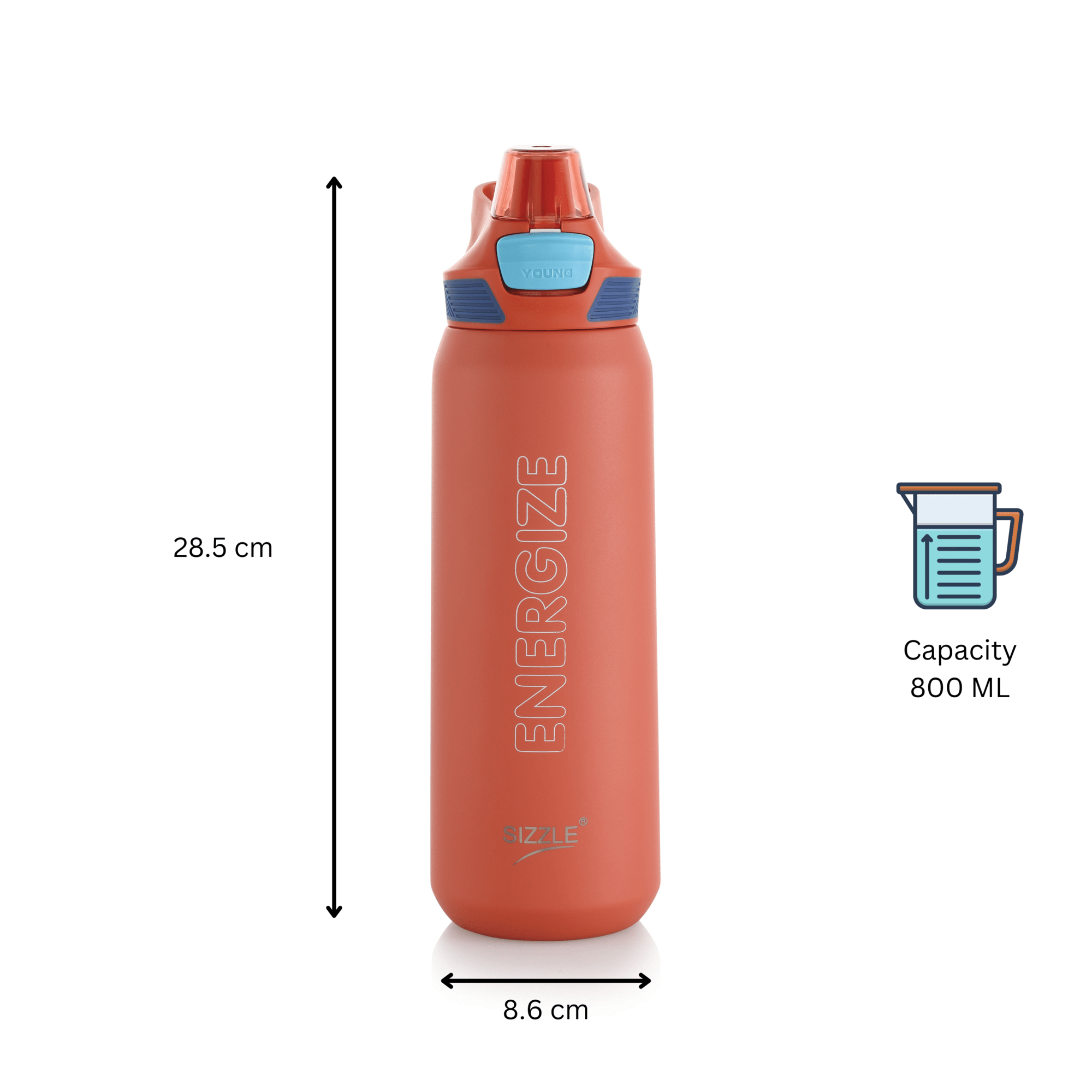 Sinq Double Wall Vacuum Insulated Bottle - 800ml
