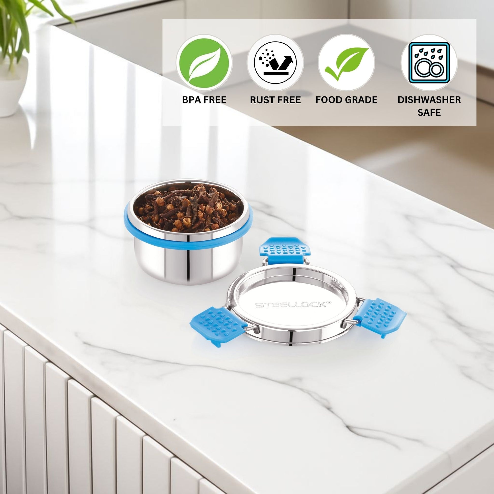 Food Storage Containers Steellock Pro Container-150ml