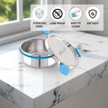 Stainless steel food storage container