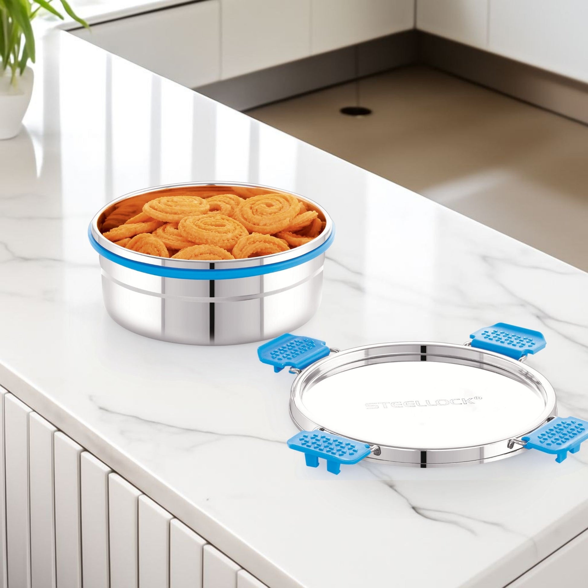 Stainless steel food storage container tiffin lunch box