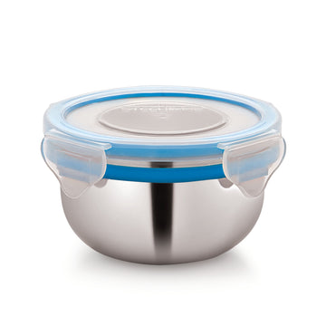 Salad Bowl Shape Steellock Container - 275ML