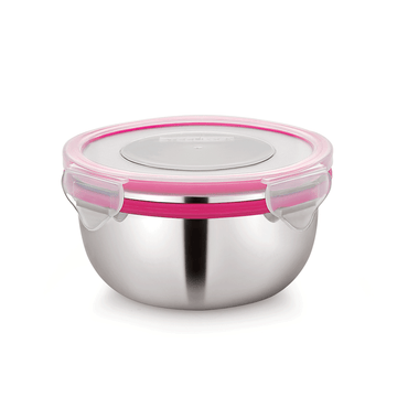 Salad Bowl Shape Steellock Container - 500ML